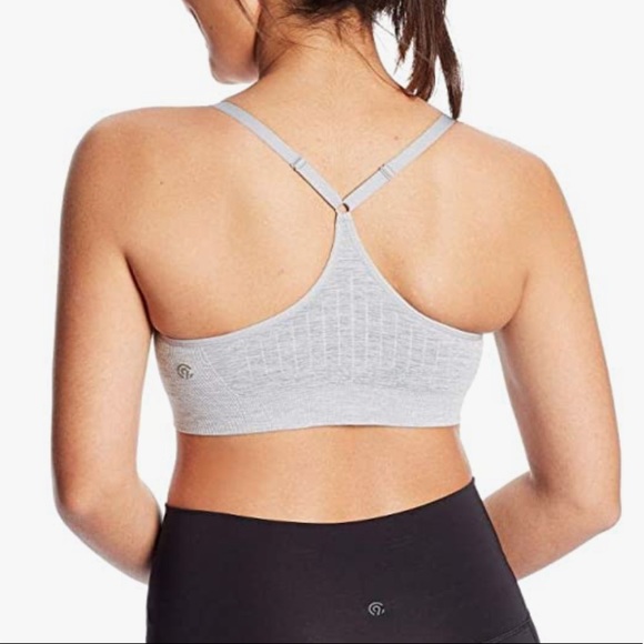 Champion c9 Seamless Sports Bra - XS - Light Grey/ Grey - Picture 2 of 8